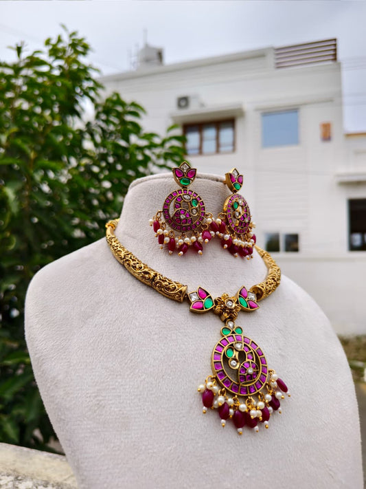 Kundan Necklace NNB48