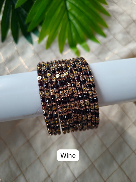 Dazzle Glass Bangles