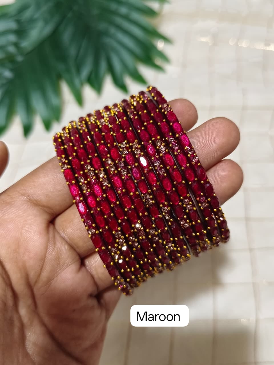 Sparkle Glass Bangles