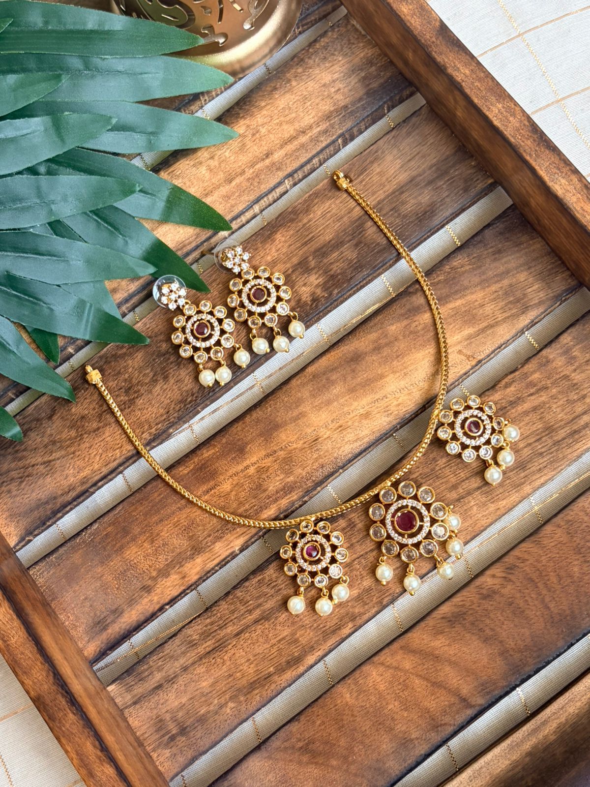 Radha Pink Necklace NNB196