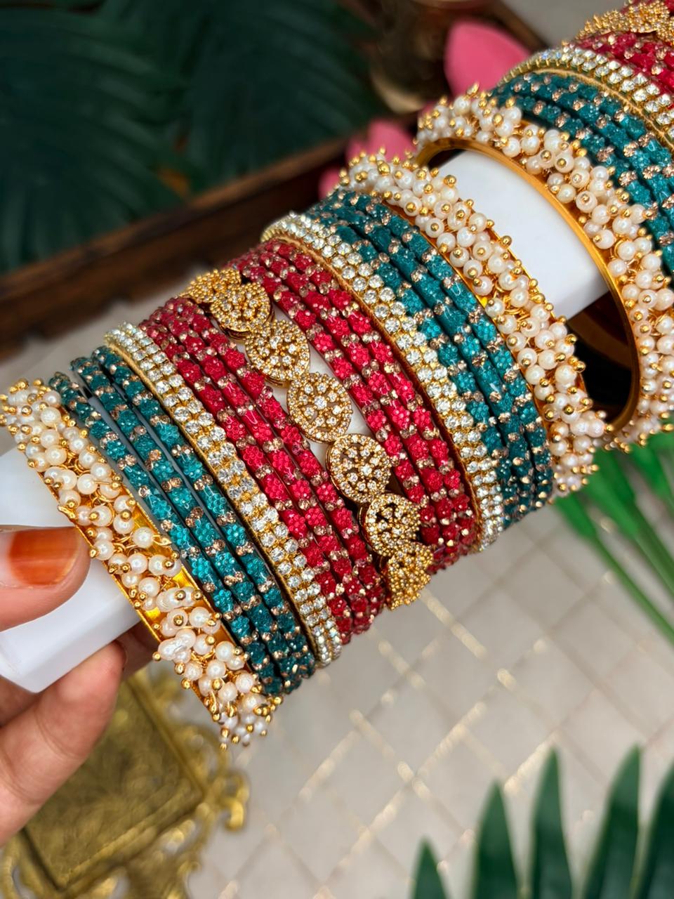 Tharagai Bridal Bangles MGB07