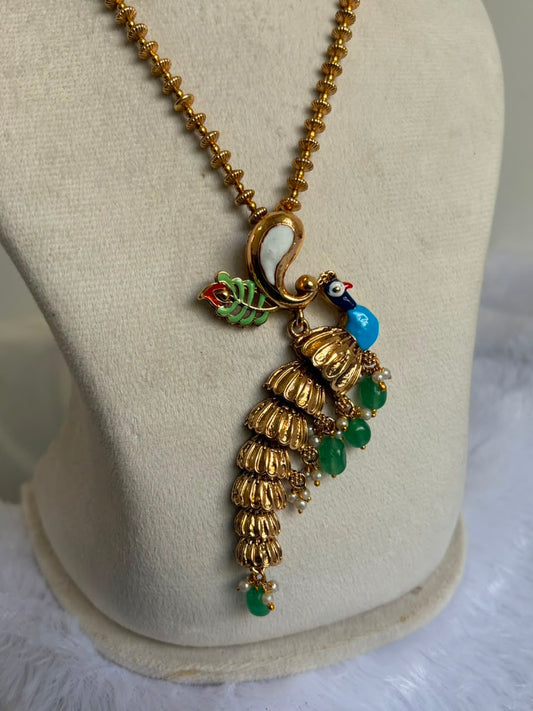 Traditional Peacock Necklace NNB277