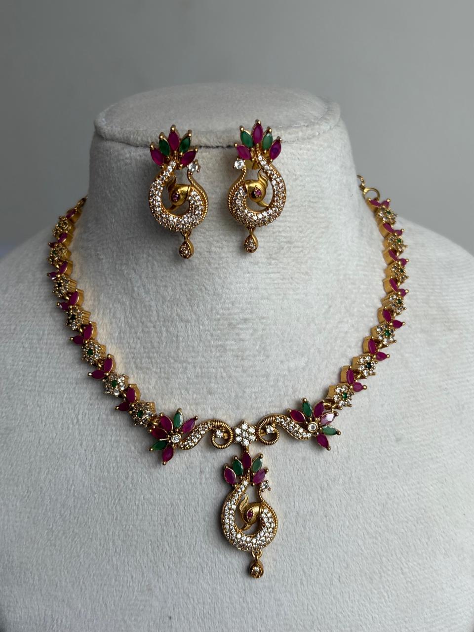 Mayuri Pink Necklace NNB178