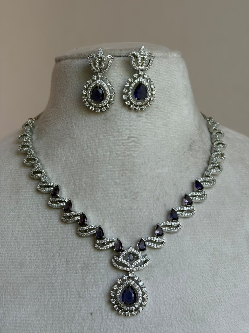 Purple Dimond Necklace NNB153