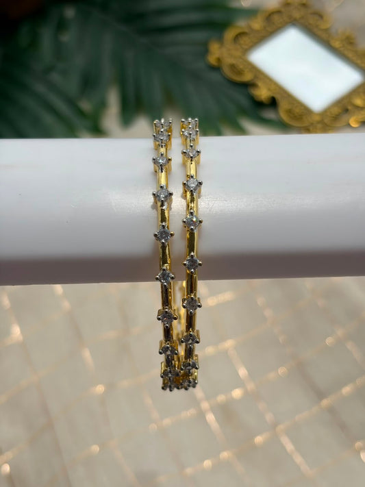 Diamond Replica Metal Bangle MBNB138