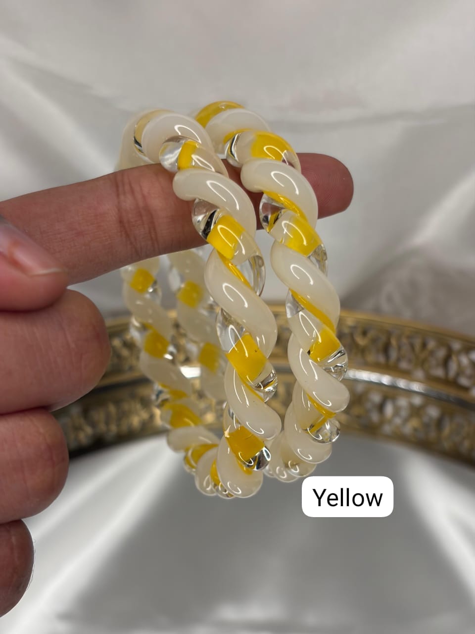 Spiral Glass Kada