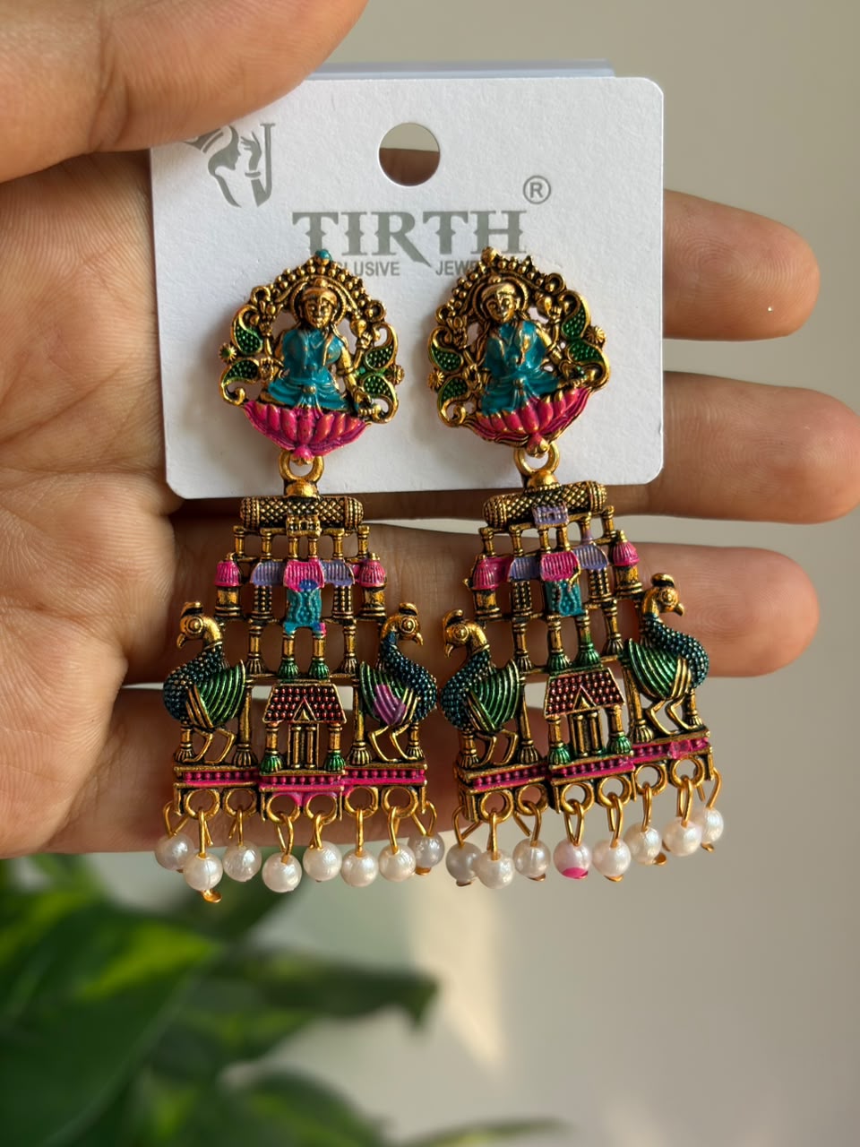 Lakshmi With Mayil Jhumka