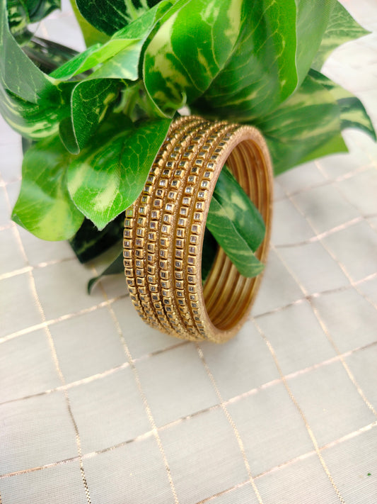 Kundan Glasss Bangles KBNB02