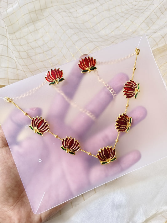 Lotus Invisible Necklace NNB95