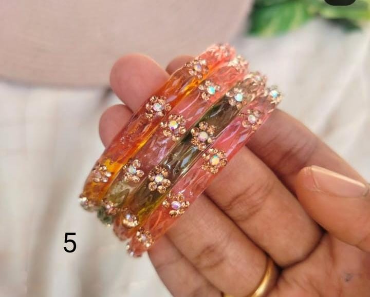 Flower Glass Kada