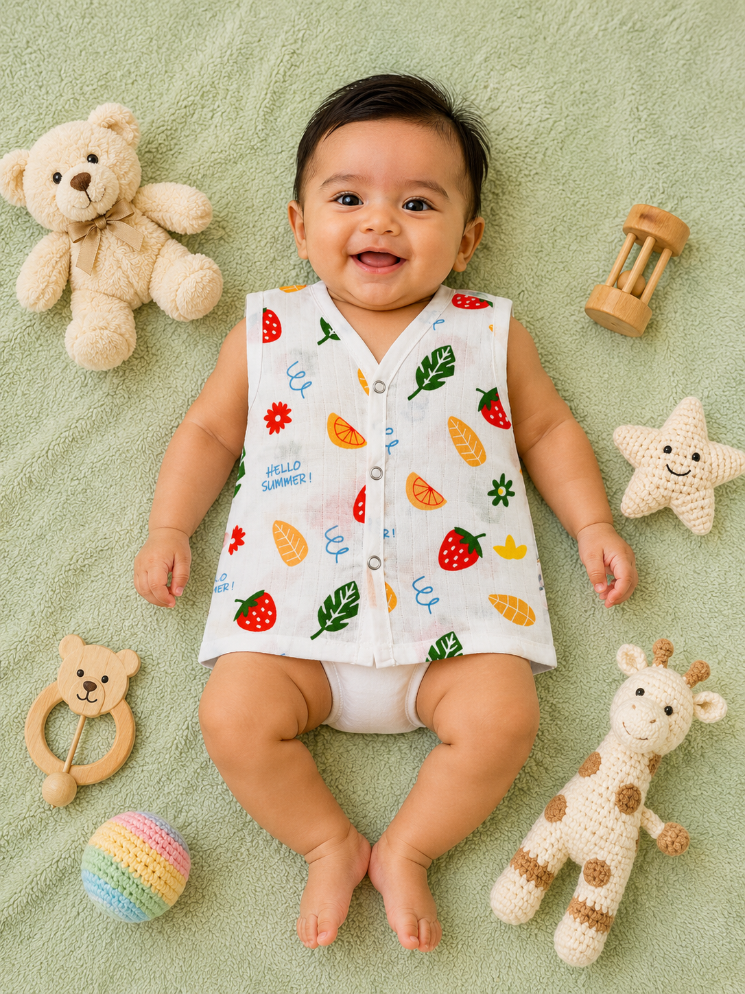 Button Jabla Pure Muslin