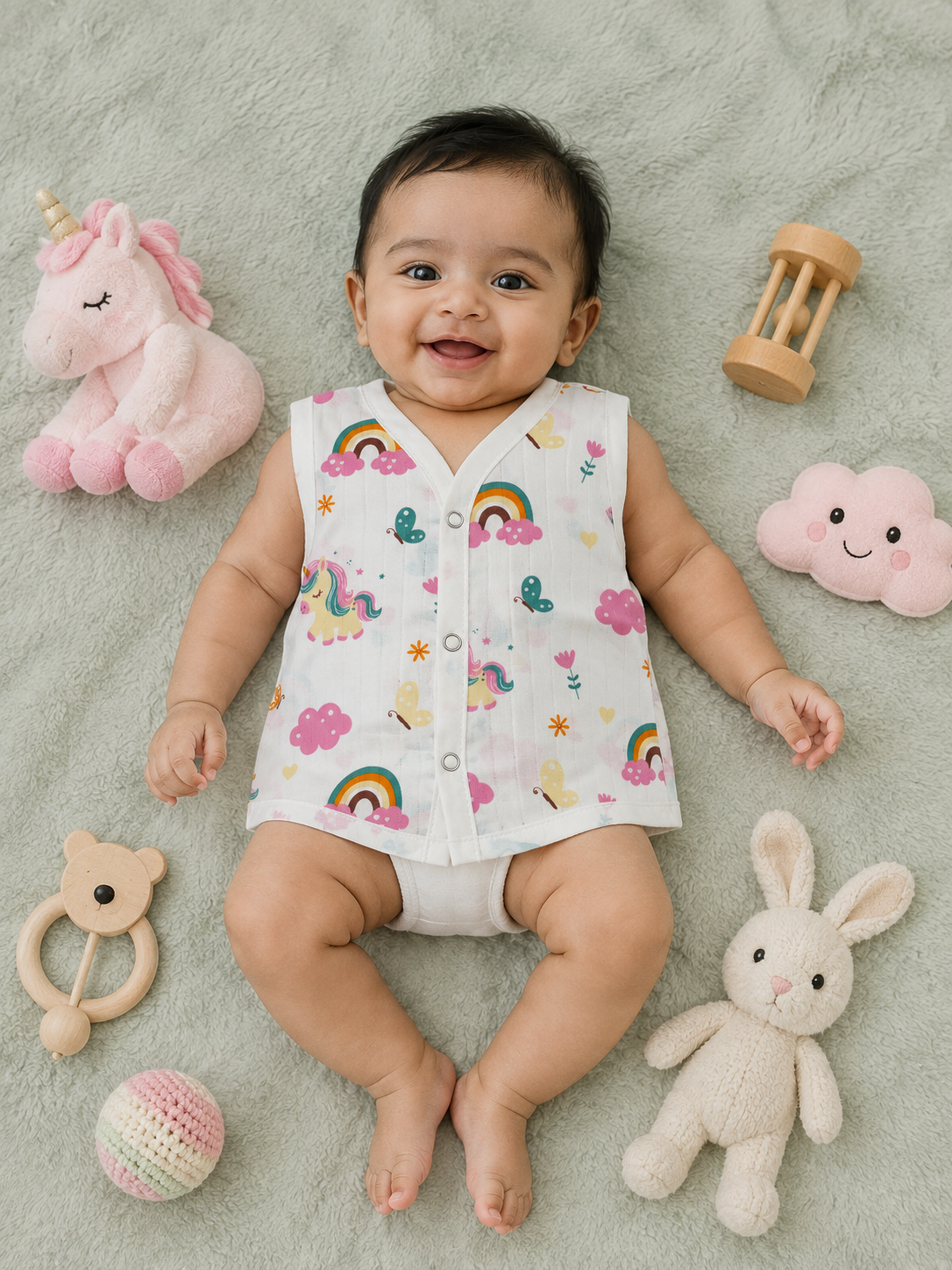 Button Jabla Pure Muslin