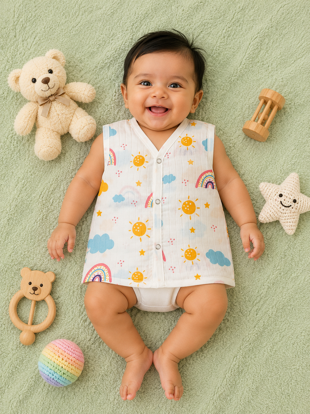 Button Jabla Pure Muslin