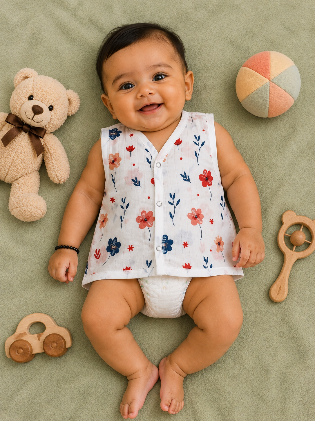 Button Jabla Pure Muslin
