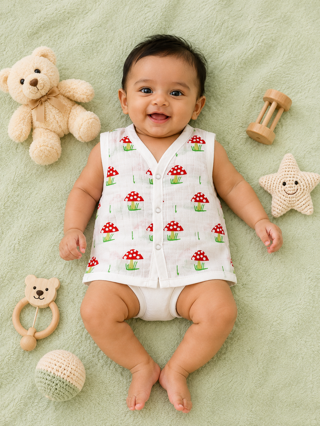 Button Jabla Pure Muslin