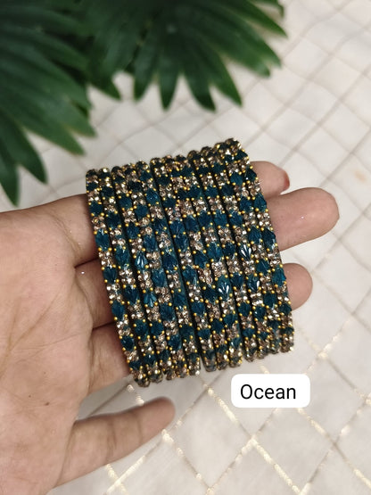 Lily Glass Bangles
