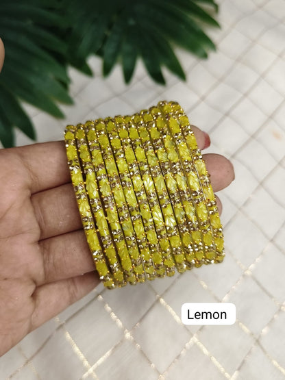 Lily Glass Bangles