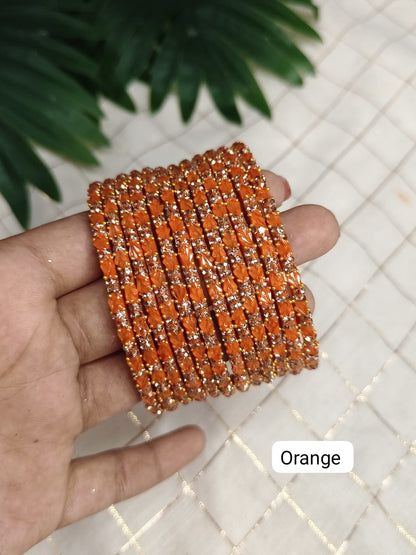 Lily (New colours) Glass Bangles