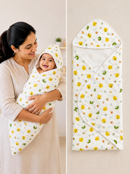 Hooded Towel Pure Muslin