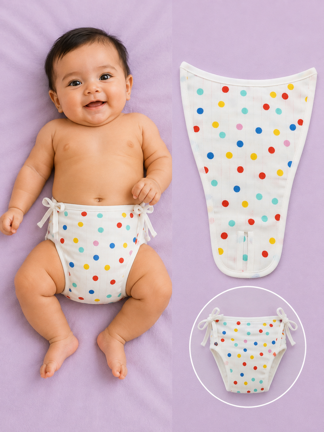 Pure muslin Nappy
