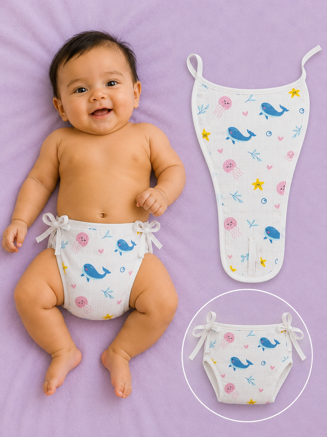 Pure muslin Nappy