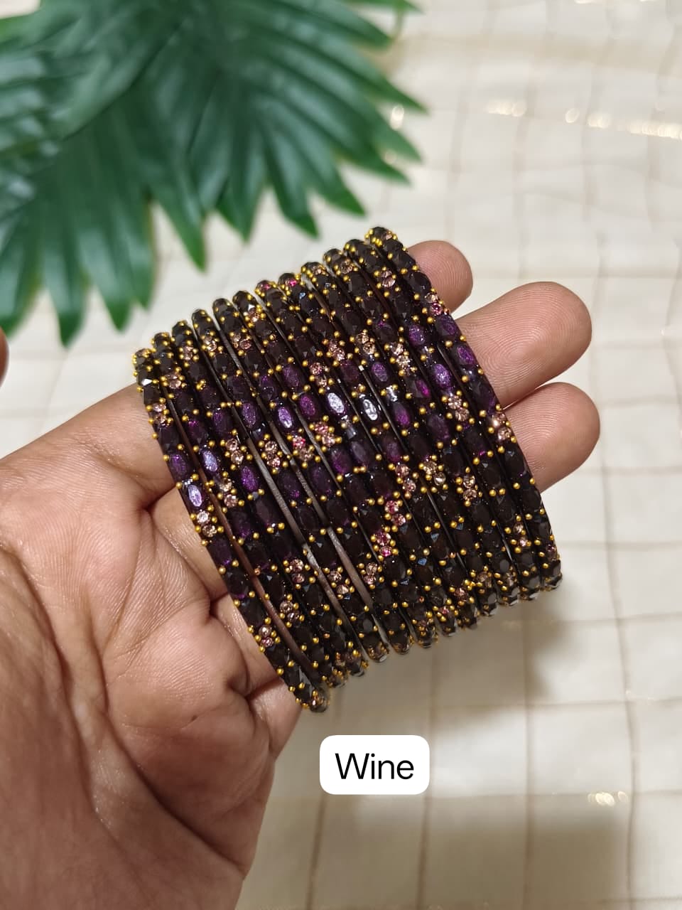 Sparkle Glass Bangles