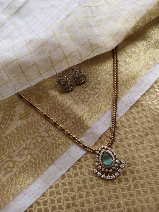 Teal Necklace NNB29