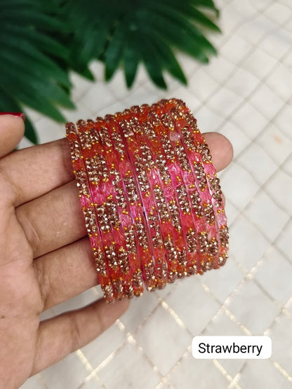 Lily Glass Bangles