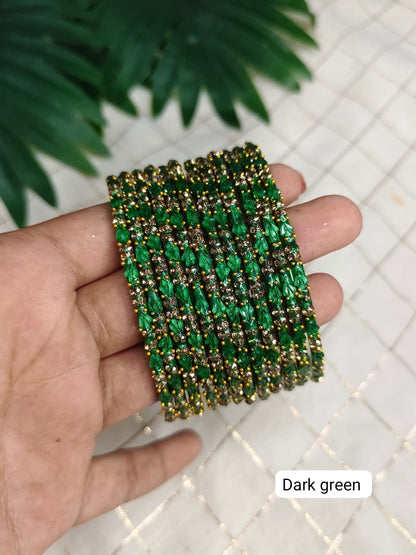 Lily Glass Bangles