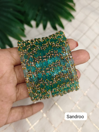 Lily Glass Bangles