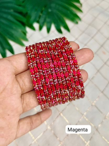 Lily Glass Bangles