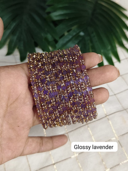 Lily (New colours) Glass Bangles