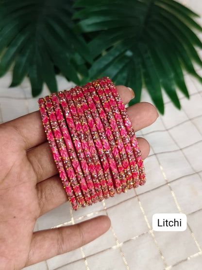 Lily (New colours) Glass Bangles