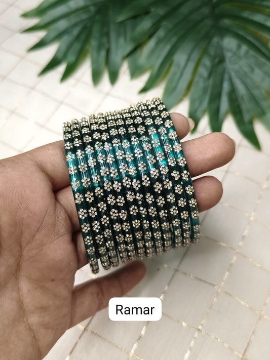 Diya Glass Bangles