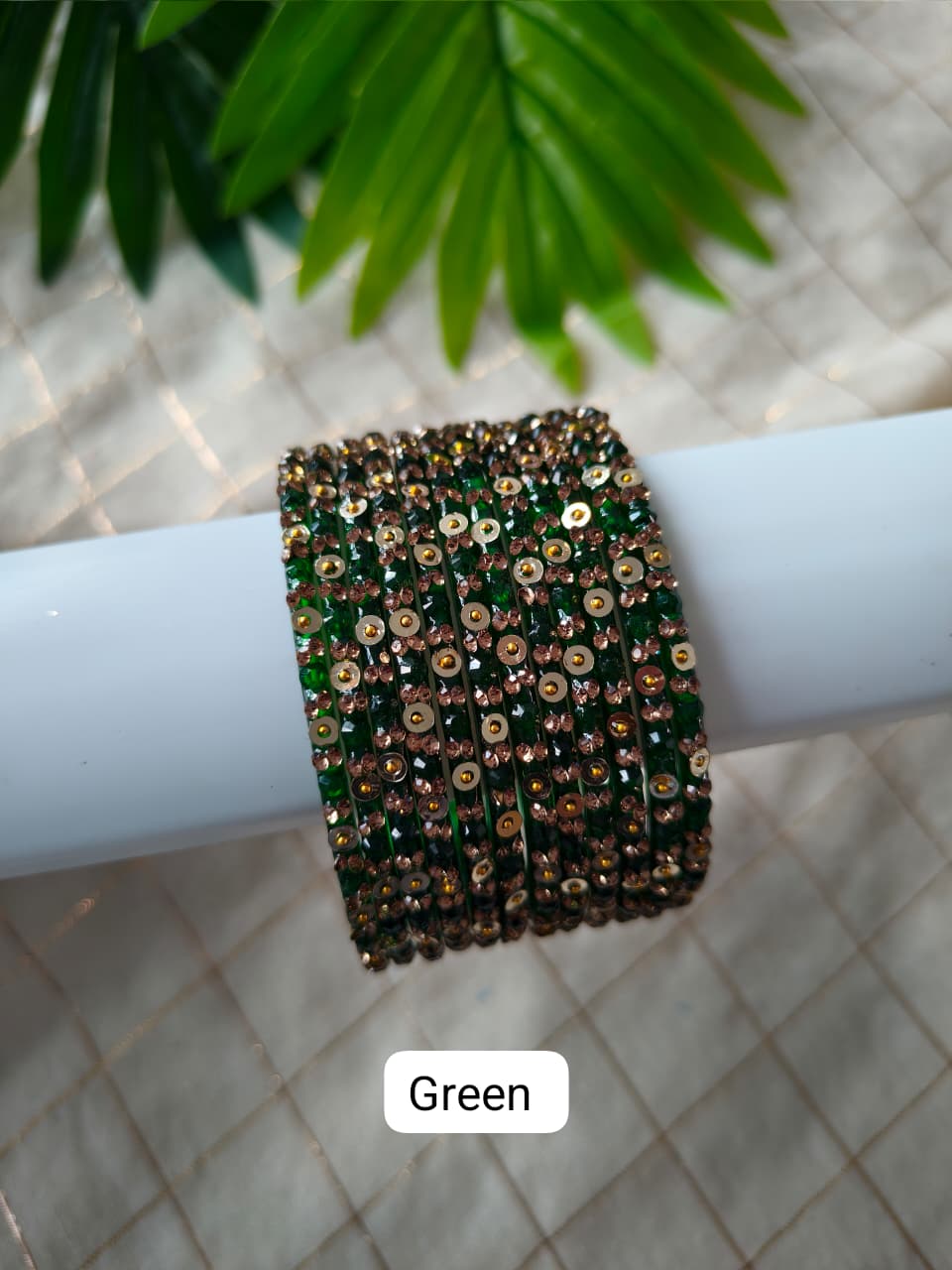 Dazzle Glass Bangles