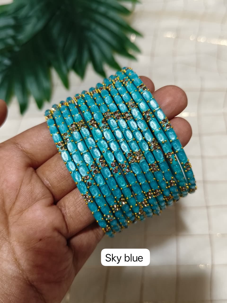 Sparkle Glass Bangles