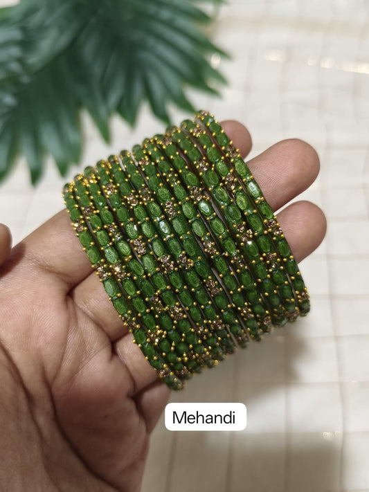 Sparkle Glass Bangles