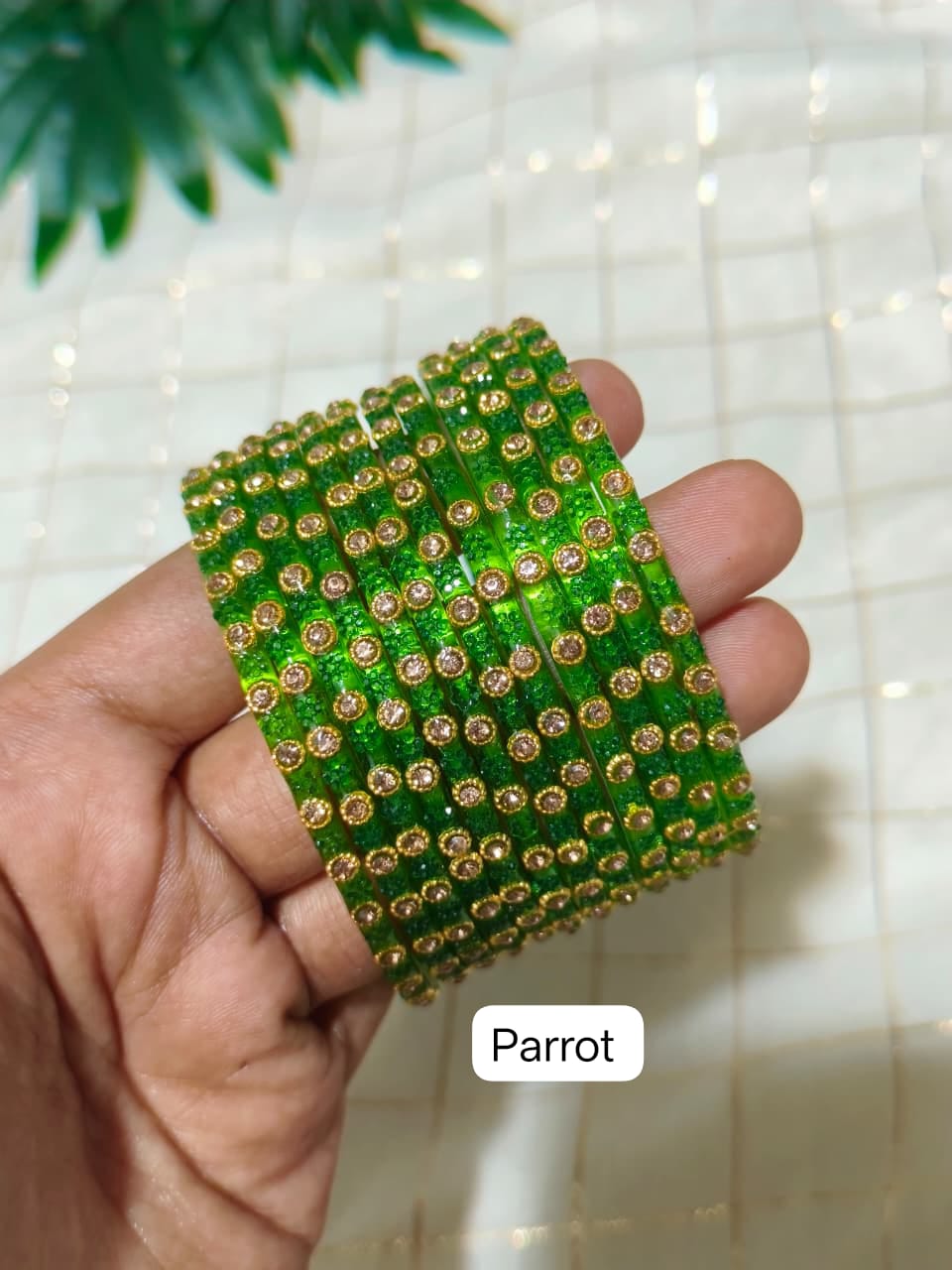 Blossom Glass Bangles