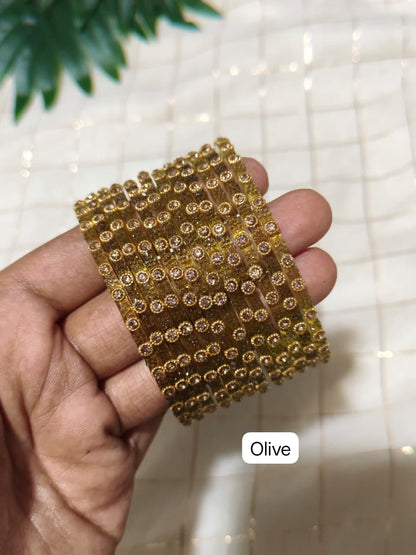 Yazh Glass Bangles