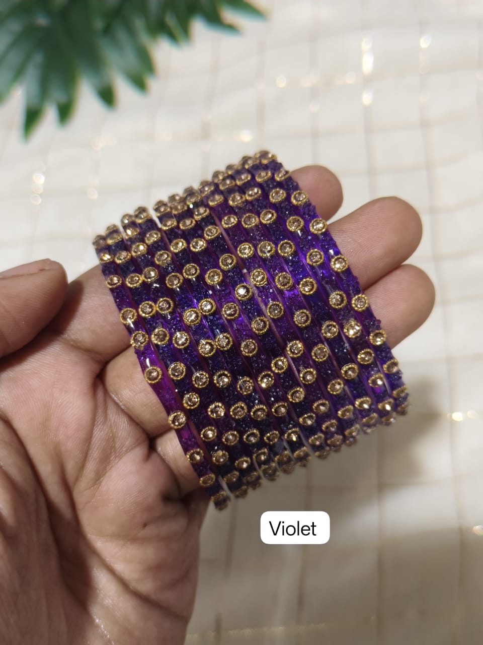 Blossom Glass Bangles