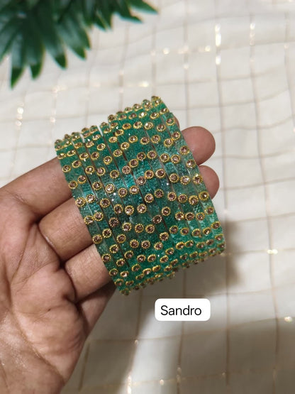 Yazh Glass Bangles