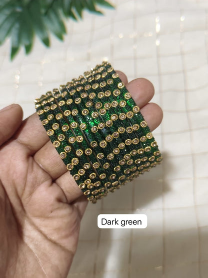 Yazh Glass Bangles