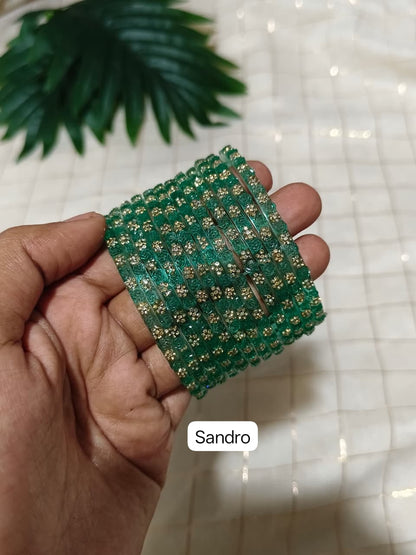 Sara Glass bangles