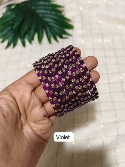 Sara Glass bangles