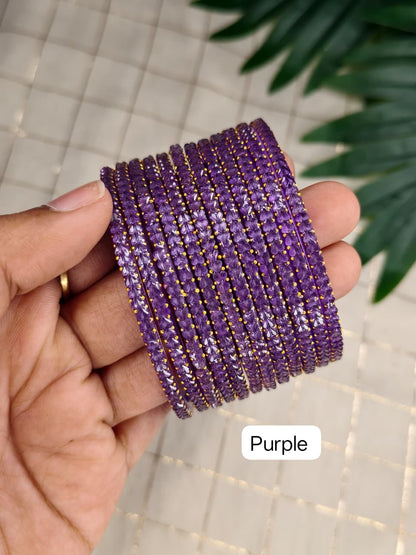 Heart Glass Bangles