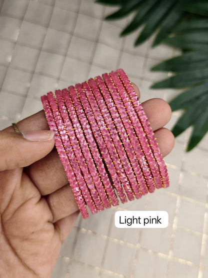 Heart Glass Bangles