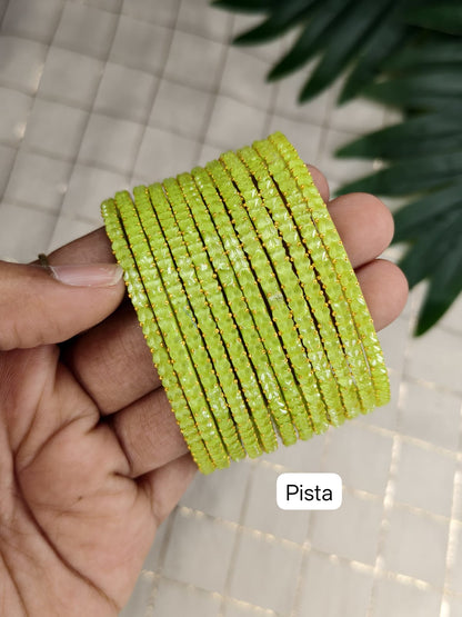 Heart Glass Bangles