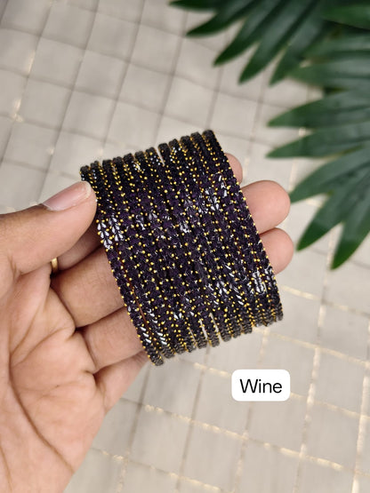 Heart Glass Bangles