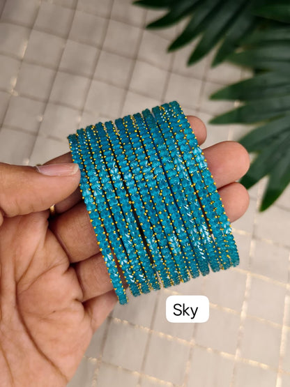 Heart Glass Bangles