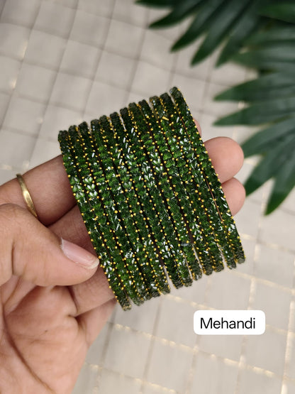 Heart Glass Bangles